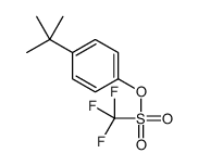(4-tert-butylphenyl) trifluoromethanesulfonate结构式