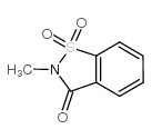 N-甲基糖精结构式