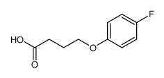4-(4-氟苯氧基)丁酸结构式