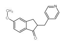 5-甲氧基-2-(吡啶-4-甲基)-2,3-二氢-1H-茚-1-酮结构式