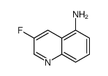 5-Quinolinamine,3-fluoro-(9CI)结构式