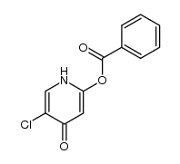 2-benzoyloxy-5-chloro-2-pyridone结构式