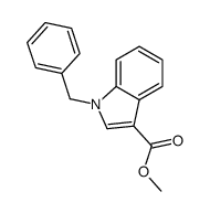 methyl 1-benzylindole-3-carboxylate结构式
