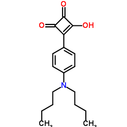 3-[4-(dibutylamino)phenyl]-4-hydroxycyclobut-3-ene-1,2-dione结构式