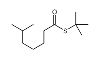 S-tert-butyl 6-methylheptanethioate结构式
