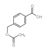 4-乙酰氧基甲基苯甲酸结构式