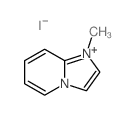 Imidazo[1,2-a]pyridinium,1-methyl-, iodide (1:1)结构式