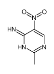 4-Pyrimidinamine,2-methyl-5-nitro-结构式