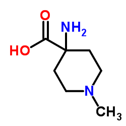 4-氨基-1-甲基-4-哌啶羧酸结构式