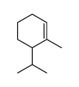 1-methyl-6-propan-2-ylcyclohexene结构式