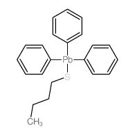 Plumbane,(butylthio)triphenyl-结构式