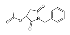 [(3R)-1-benzyl-2,5-dioxopyrrolidin-3-yl] acetate结构式