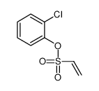 (2-chlorophenyl) ethenesulfonate结构式