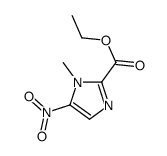 ethyl 1-methyl-5-nitro-1H-imidazole-2-carboxylate结构式
