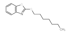 Benzothiazole,2-(heptylthio)-结构式