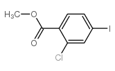 Methyl 2-chloro-4-iodobenzoate结构式