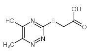 (6-methyl-5-oxo-4,5-dihydro-[1,2,4]triazin-3-ylsulfanyl)-acetic acid结构式