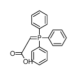 2-(triphenyl-&lambda;5-phosphanylidene)acetic acid结构式