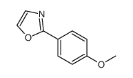 2-(4-methoxyphenyl)-1,3-oxazole结构式