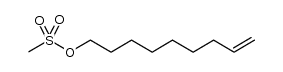 8-nonene-1-mesylate结构式
