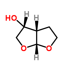 (3R,3AS,6AR)-六氢呋喃并[2,3-B]呋喃-3-醇结构式