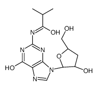 N-[9-[(2R,3R,5S)-3-hydroxy-5-(hydroxymethyl)oxolan-2-yl]-6-oxo-3H-purin-2-yl]-2-methylpropanamide结构式
