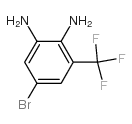 5-溴-3-(三氟甲基)苯-1,2-二胺结构式