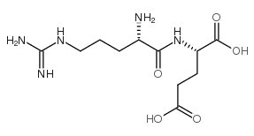 H-ARG-GLU-OH结构式