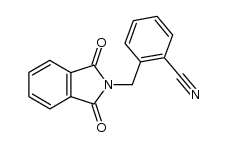 2-[(2-Cyan-phenyl)methyl]-2H-isoindol-1,3-dion结构式