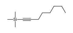 trimethyl(oct-1-ynyl)silane结构式