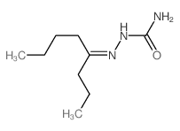 Hydrazinecarboxamide,2-(1-propylpentylidene)-结构式