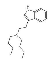 N-butyl-N-[2-(1H-indol-3-yl)ethyl]butan-1-amine结构式