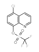 5-氯-8-喹啉三氟甲磺酸结构式