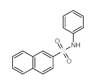 2-Naphthalenesulfonamide,N-phenyl-结构式