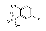 2-amino-5-bromobenzene sulfonic acid结构式