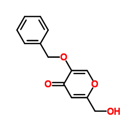 5-(苄氧基-2-(羟甲基)-4H-吡喃-4-酮结构式
