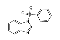 2-methyl-1-(phenylsulfonyl)-1H-benzo[d]imidazole结构式