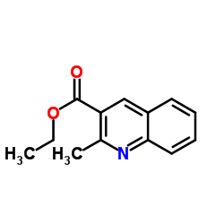 2-甲基-3-喹啉酸乙酯结构式