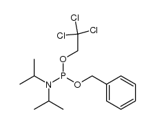 benzyl 2,2,2-trichloroethyl diisopropylphosphoramidite结构式