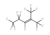 全氟(2-甲基-2-戊烯)结构式