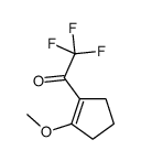 Ethanone, 2,2,2-trifluoro-1-(2-methoxy-1-cyclopenten-1-yl)- (9CI)结构式