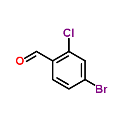 2-氯-4-溴苯甲醛结构式