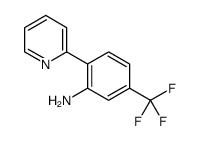 2-pyridin-2-yl-5-(trifluoromethyl)aniline结构式