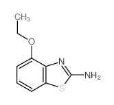 4-乙氧基-苯并噻唑-2-胺结构式