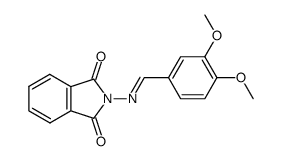 3,4-dimethoxyphenylmethyleneaminophthalamide结构式