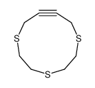 1,4,7-trithiacycloundec-9-yne结构式