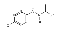 3-(2,3-dibromo-2-ethylidenehydrazino)-6-chloropyridazine结构式