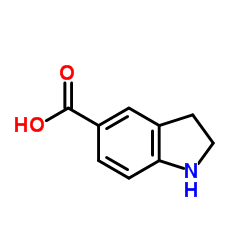 吲哚啉-5-羧酸结构式