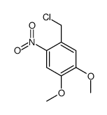 1-(chloromethyl)-4,5-dimethoxy-2-nitrobenzene结构式