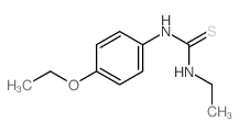 3-(4-ethoxyphenyl)-1-ethyl-thiourea结构式